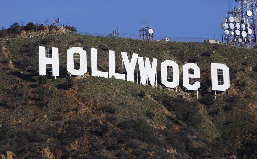 Placa de Hollywood aparece com nome mudado para trocadilho com maconha