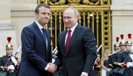 Macron recebe Putin em primeira visita de um chefe de Estado após sua posse