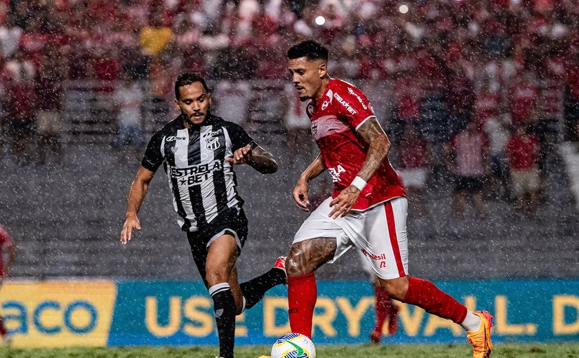 Com gol no final, CRB vence Ceará e larga na frente por vaga nas oitavas da Copa do Brasil