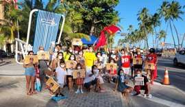 Vídeo: Integrantes de movimentos sociais realizam ato contra morte de congolês