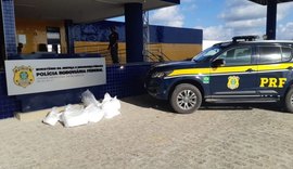 PRF prende passageiro de ônibus com 115kg de cocaína na BR 101