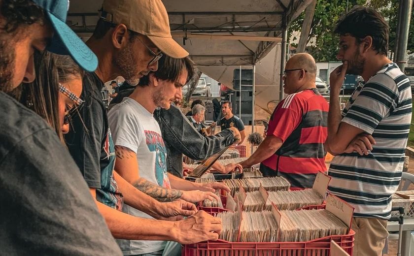 Som na Vila realiza ‘confra’ de apreciadores de vinil em Arapiraca