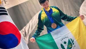 Alagoano conquista duas medalhas em competição na Coreia do Sul