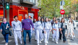 Em Madrid, estudantes da Escola de Línguas de Murici vivem primeiros dias de aula