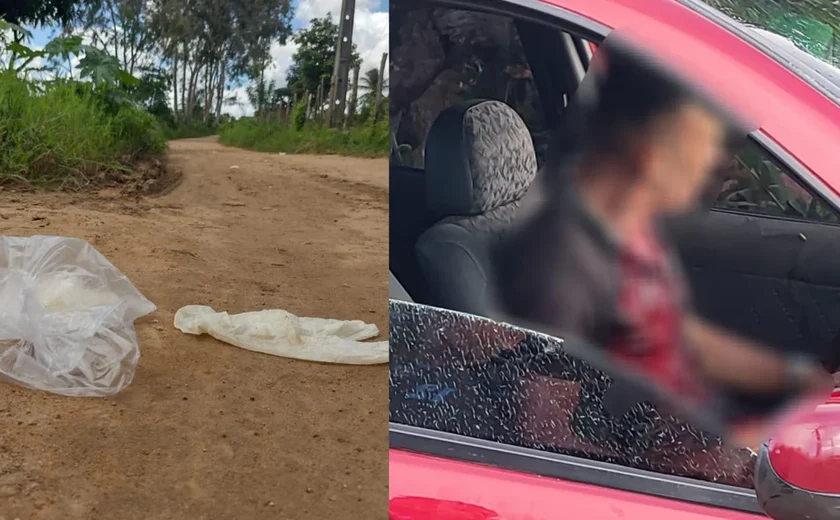 Morre no HEA homem baleado dentro de veículo em estrada vicinal de Arapiraca