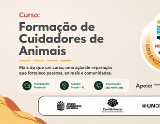 Curso de Formação de Cuidadores de Animais abre inscrições em Maceió