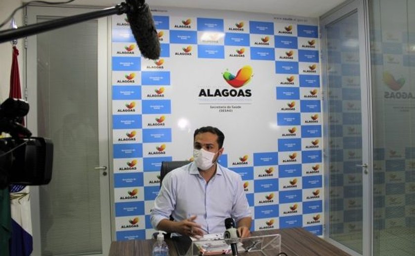 Secretário da Saúde alerta para crescimento de casos de Covid-19 no interior de Alagoas