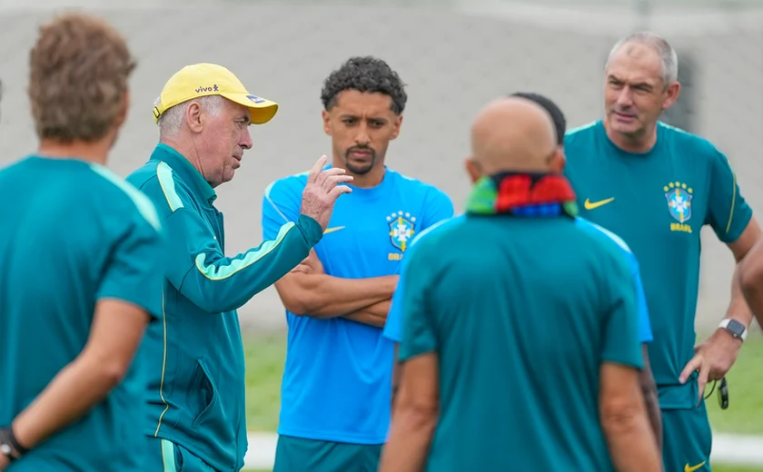 Carlo Ancelotti espera evolução do Brasil em jogo contra a Escócia