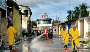 Prefeitura do Pilar inicia operação de limpeza e higienização nos bairros