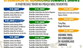 São João de Satuba vai contar com 24 quadrilhas, 5 atrações musicais e 9 noites de forró