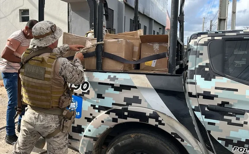 Operação policial localiza depósito de drogas e apreende cerca de 400 kg em Arapiraca