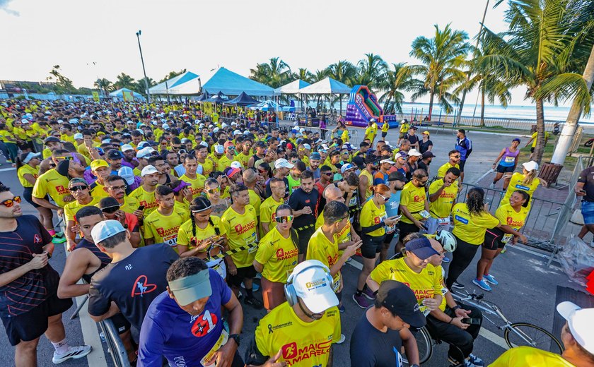 Corrida Maio Amarelo ressalta conscientização no trânsito e reúne milhares de pessoas em Maceió