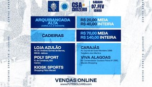 CSA inicia venda de ingressos para partida contra o Cruzeiro de Arapiraca