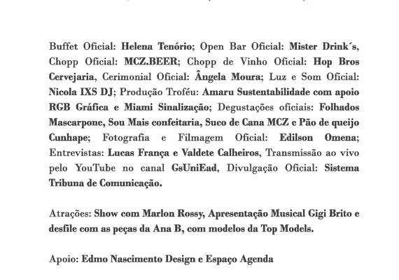 Entrega do 15º Prêmio Destaque Alagoano será transmitido ao vivo