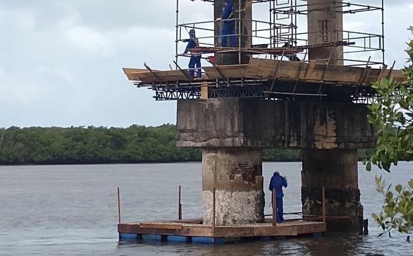 Governo de Alagoas inicia recuperação estrutural da Ponte do Gunga