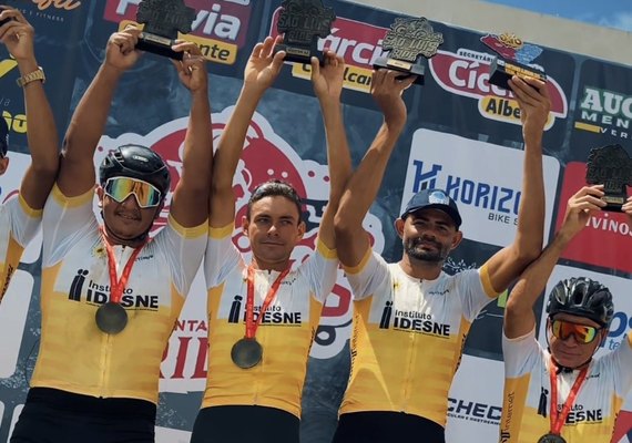 Sete ciclistas da equipe Bike do Sertão sobem ao podium