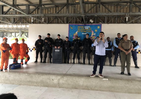 Vigilantes escolares de Arapiraca recebem capacitação sobre procedimentos de segurança