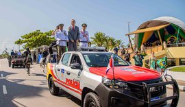 Tropa da PM-AL desfila na cerimônia do 7 de Setembro