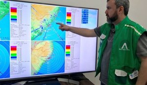 Semarh emite aviso para pancadas de chuva no Litoral, Baixo São Francisco e Zona da Mata