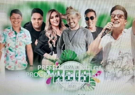 Município em situação de emergência faz festa milionária com Wesley Safadão