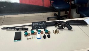 Polícia Civil prende em Murici suspeito de envolvimento em homicídio