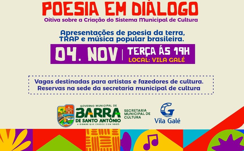 Prefeitura de Barra de Santo Antônio promove 1ª Bienal e reafirma compromisso com a valorização das expressões populares