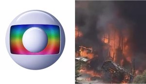Veja vídeo! Incêndio atinge o Projac e destrói estúdio da TV Globo no Rio de Janeiro