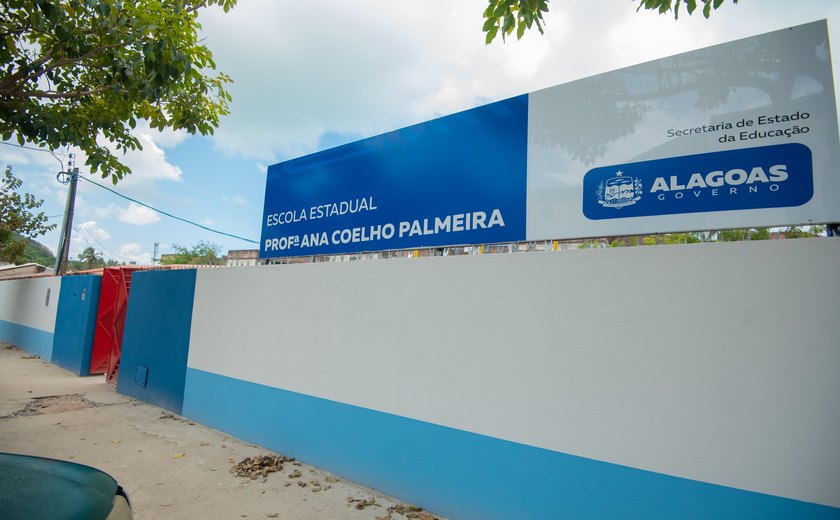 Governo de Alagoas entrega reforma da Escola Estadual Ana Coelho nesta quinta (29)