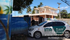 Construção em Maragogi é embargada e autuada por falta de licença ambiental