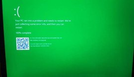 Windows agora tem uma 'tela verde da morte'