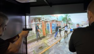 SSP leva Estande de Tiro Virtual às forças de segurança no interior de Alagoas