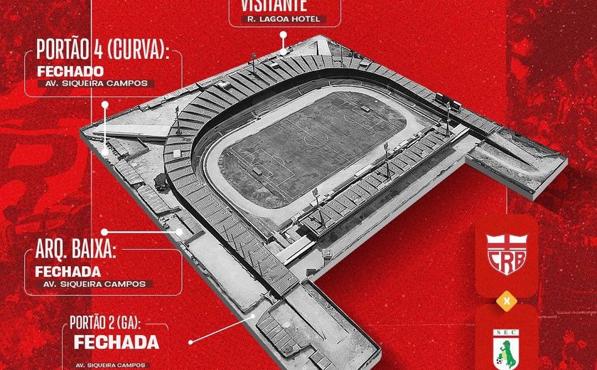 CRB começa nesta terça venda de ingressos para jogo contra o Sousa-PB