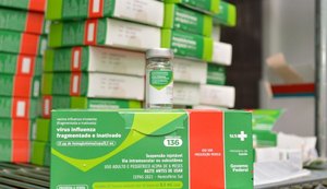Saúde já distribuiu mais de 365 mil doses para a Campanha de Imunização contra Influenza