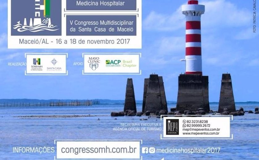 Maceió sediará o III Congresso Brasileiro de Medicina Hospitalar