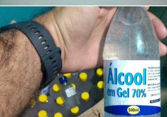 Covid-19: Polícia apreende álcool em gel sem procedência em Maceió