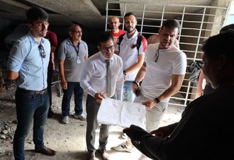 Ministério Público visita o Rei Pelé para averiguar obras e condições de funcionamento