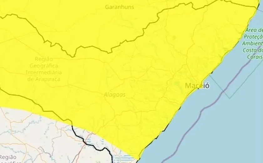 Inmet alerta para baixa umidade em 23 cidades de Alagoas