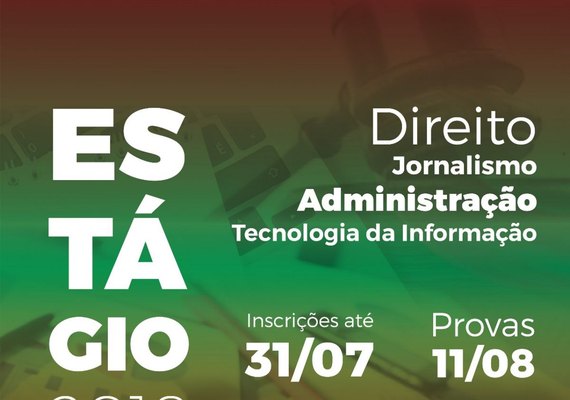 Inscrições para estágio no MPT terminam nesta terça, 31