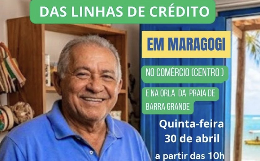 Agência de Fomento de Alagoas estará em Maragogi
