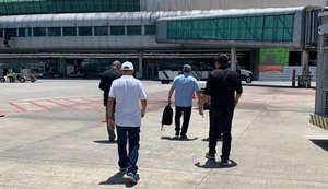 Polícia Civil e Polícia Federal prendem foragido do Mato Grosso do Sul no aeroporto de Maceió