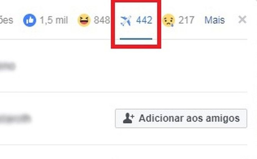 Avião no Facebook: bug traz reação inédita para rede social