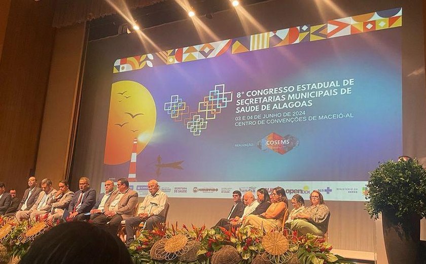 Secretários de Saúde de AL estão em Maceió participando do 8º Congresso do Cosems/AL