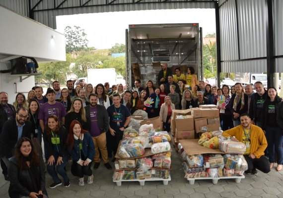 Prefeitura recebe cerca de 9 toneladas de alimentos de cooperativas