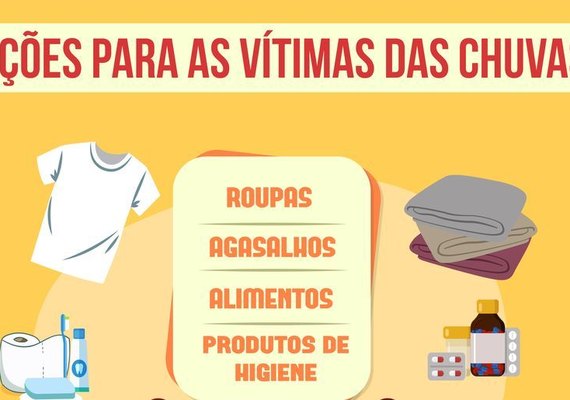 Estudantes de Medicina fazem arrecadação de doações para vítimas de enchentes