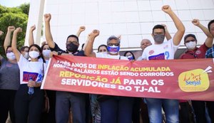 Servidores do Judiciário cruzam os braços para reivindicar reposição salarial