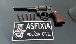 Homem é preso por posse de arma na Serraria