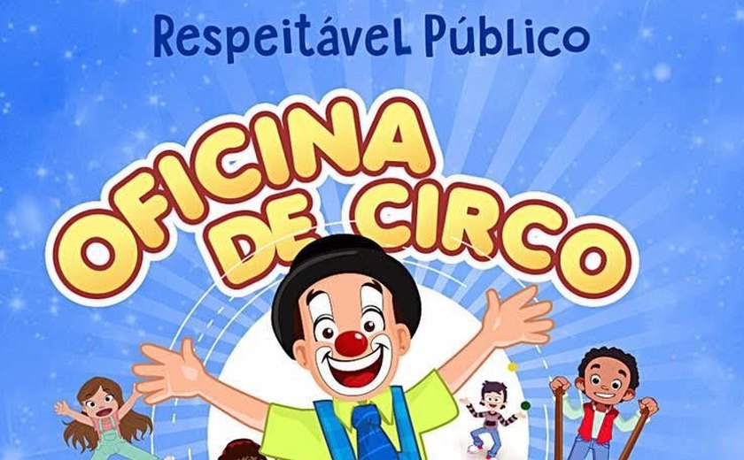 Oficina de Circo com o palhaço Mixuruca acontece no Maceió Shopping