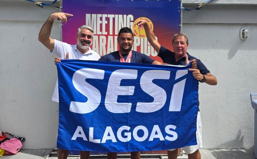 Nadador do SESI-AL conquista três ouros no Meeting Paralímpico Loterias CAIXA 2026
