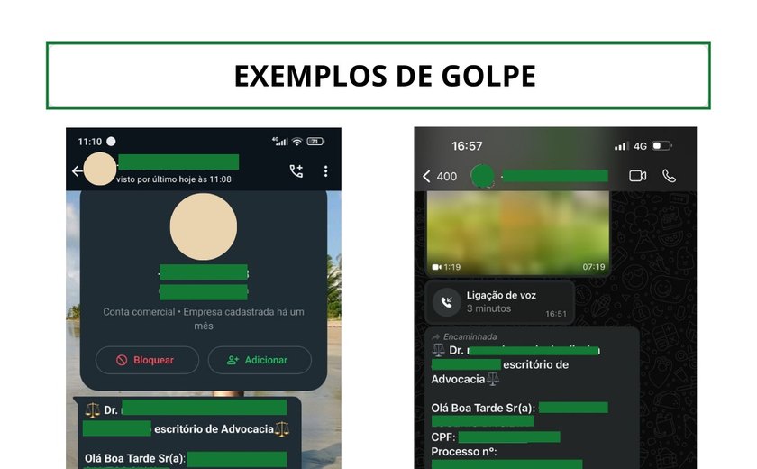 Estelionatários tentam aplicar golpe contra os assistidos da Defensoria Pública