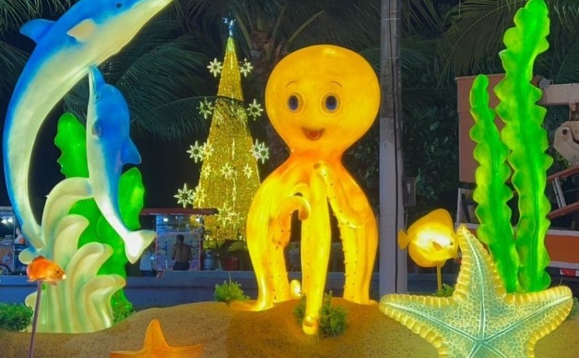 Natal de Todos Nós ganha elementos marítimos que simbolizam Maceió